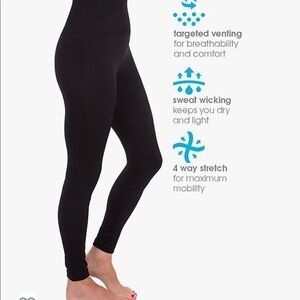 Homma Premium Thick High Waist Tummy Compression Slimming Legging Size Small